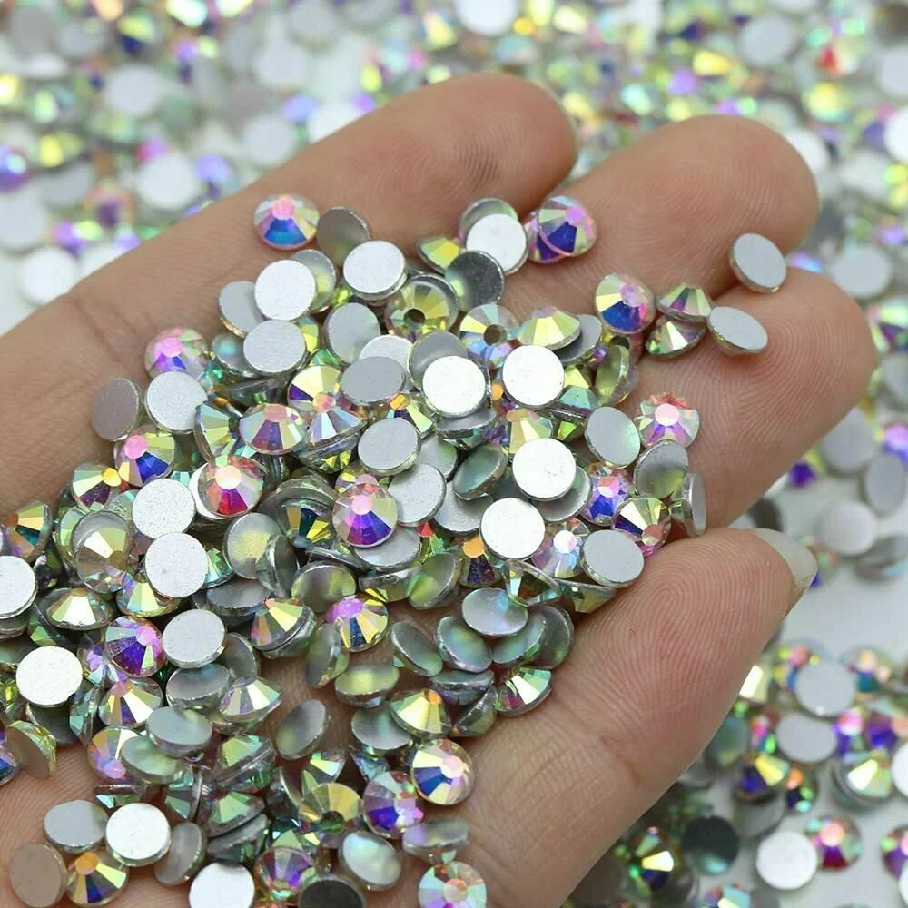 Coldfix Rhinestones Crystal AB, Hologram  ss-30  (288 pcs)* view 4