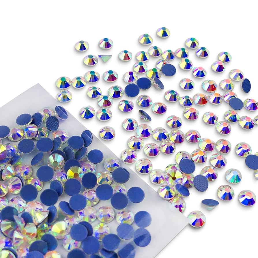 Coldfix Rhinestones Crystal AB, Hologram  ss-30  (288 pcs)* view 2