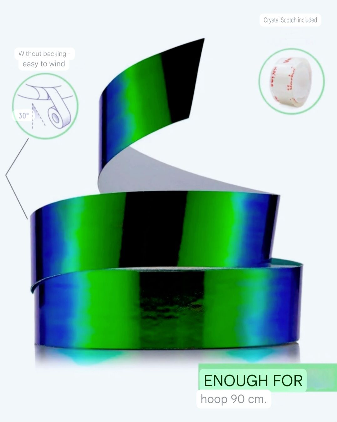 VERBA Tape Hameleon (Blue-Green) view 4
