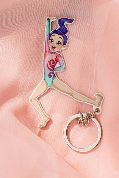 GF Keychain "Rebel Gymnastics"*