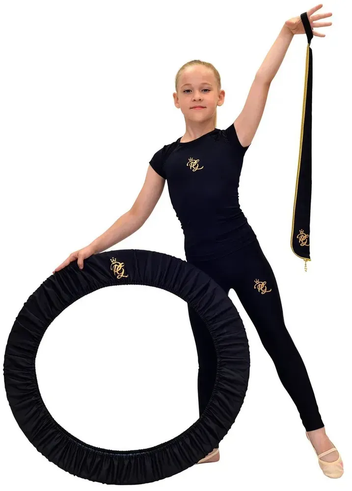 "PRINCESS of GYMNASTICS" Hoop case M-XL (Black) view 2