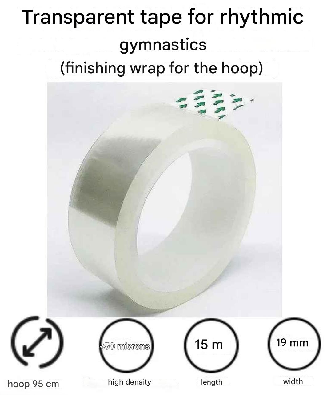 GRAND PRIX Finishing Tape SET of 2 pcs (Transparent) view 2