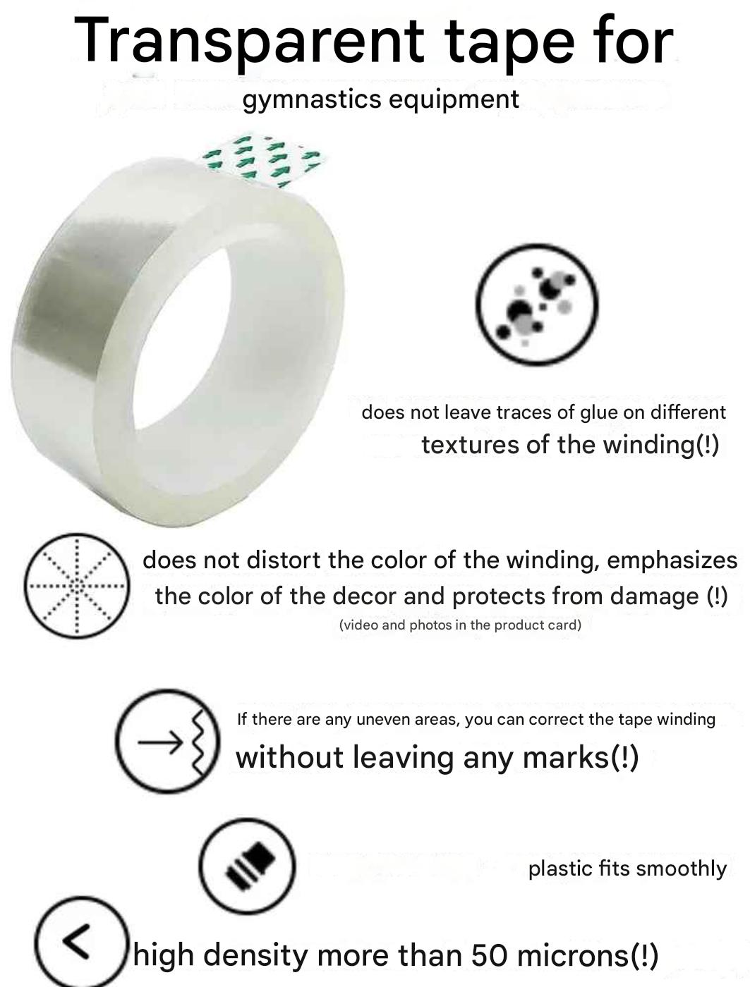 GRAND PRIX Finishing Tape SET of 2 pcs (Transparent) view 3