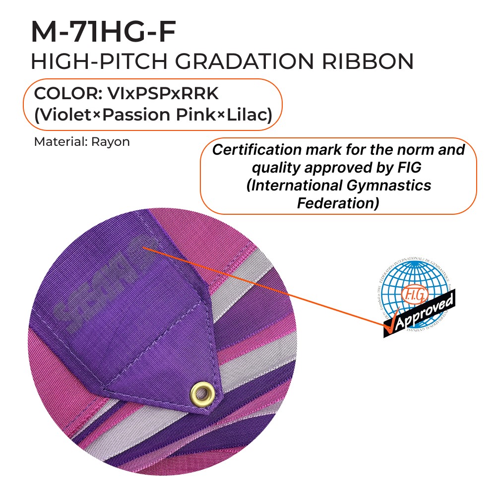 SASAKI FIG Gymnastic ribbon 6 m MJ-715HG FIG (VIxPSPxRRK) view 2