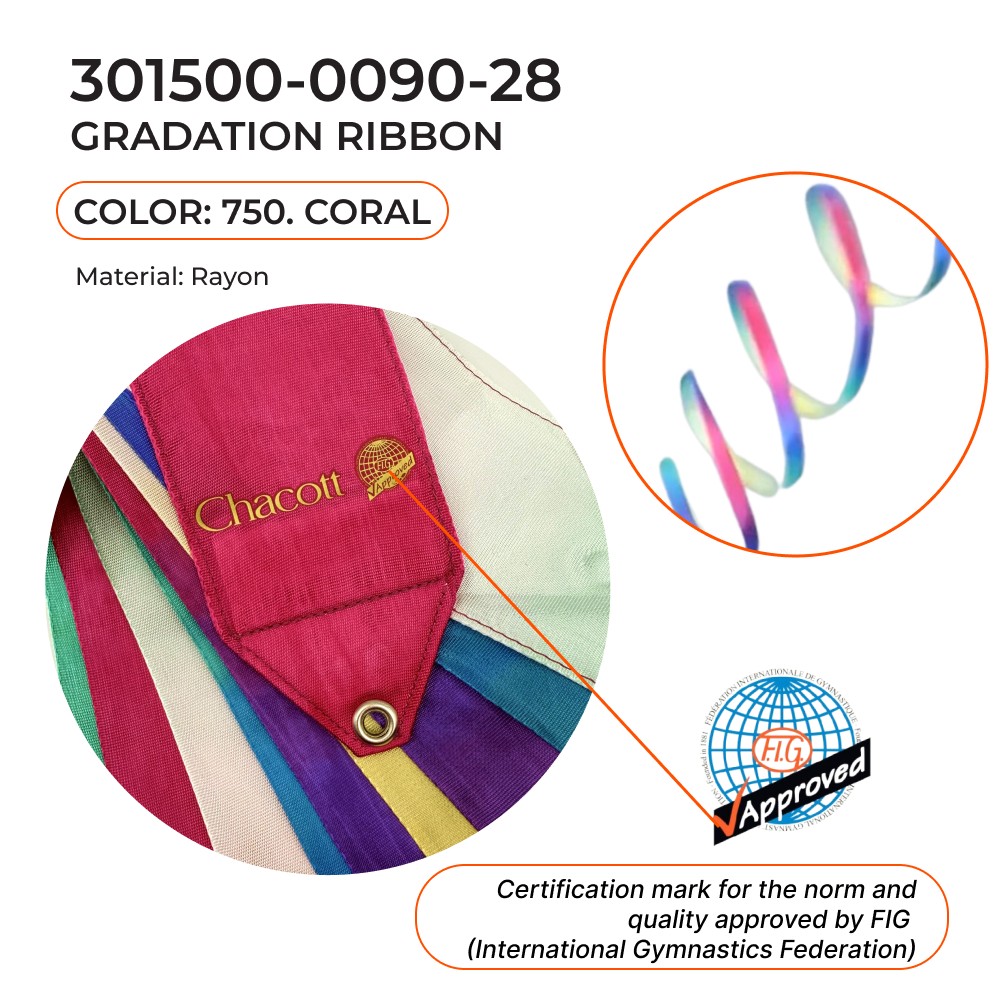 CHACOTT Gymnastic ribbon 6 m 301500 0090-28 FIG (750) view 2