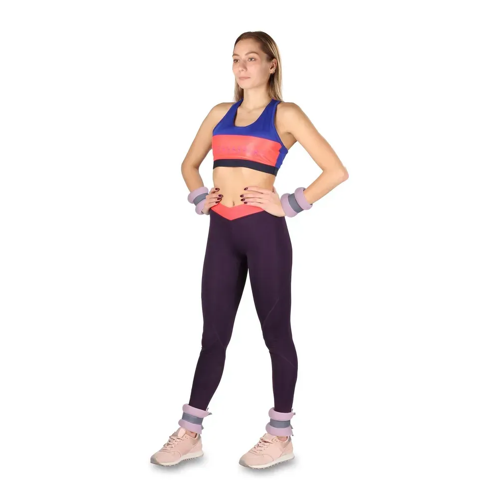 INDIGO Leg weights 0,3 kg SM-258 Neoprene (Lilac) view 4