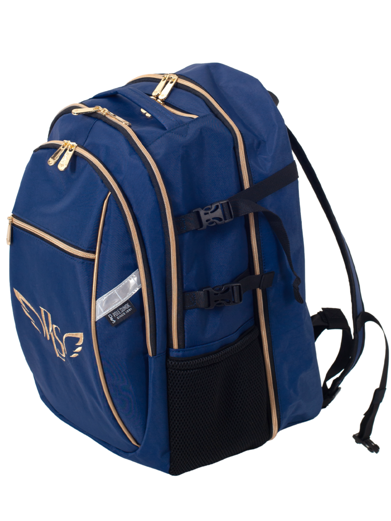 P.L.S "Champion Maxi" Gymnastics Backpack, Gold Embroidery (L) Blue* view 2
