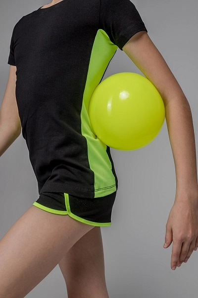 GF T-shirt "Gravity" Cotton, Black-Lime (32-40)* view 9