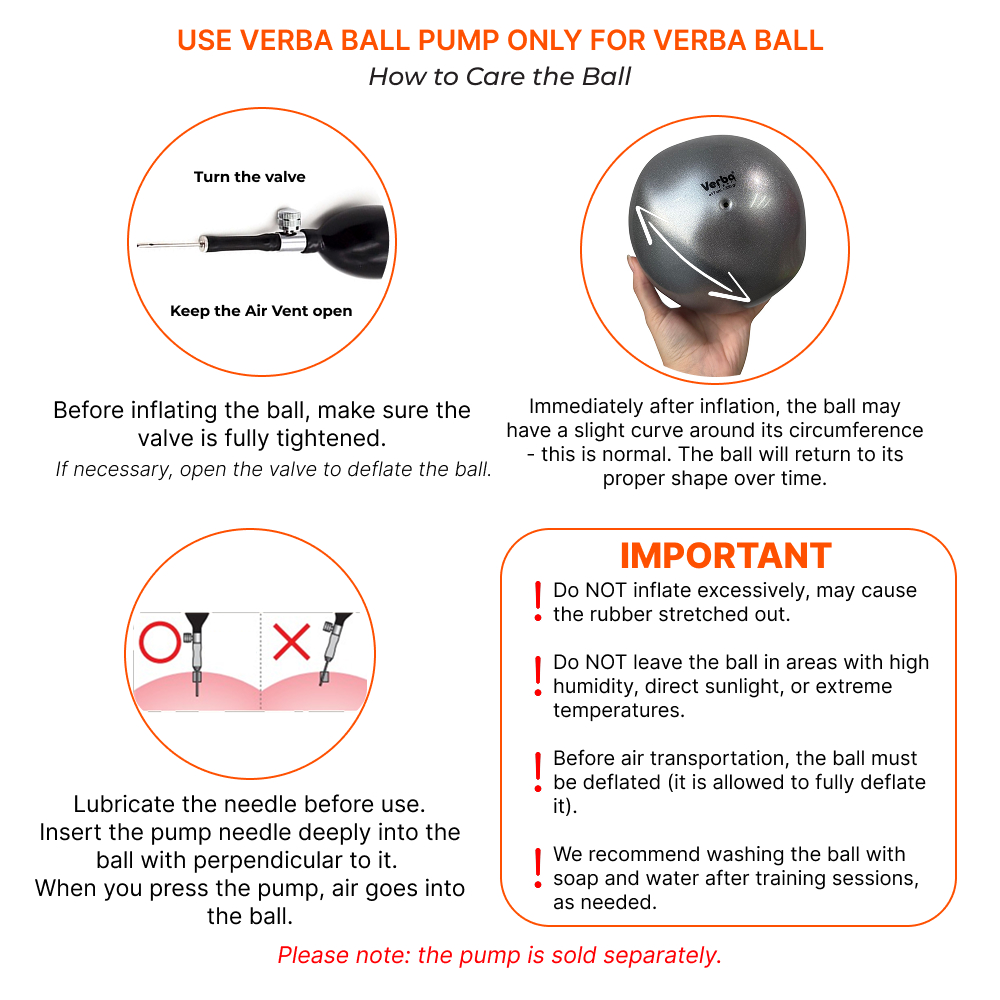 VERBA Sport Gymnastic ball 17 cm Juniors monochrome (Pink Neon) view 3