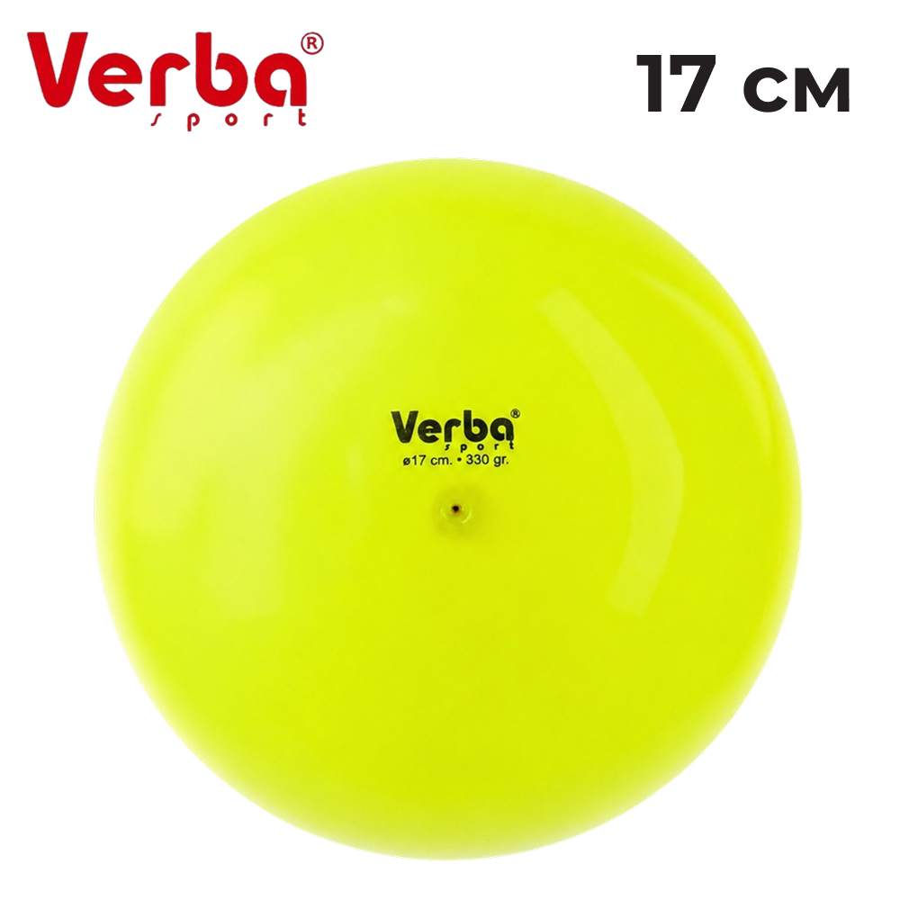 VERBA Sport Gymnastic ball 17 cm Juniors monochrome (Lemon)