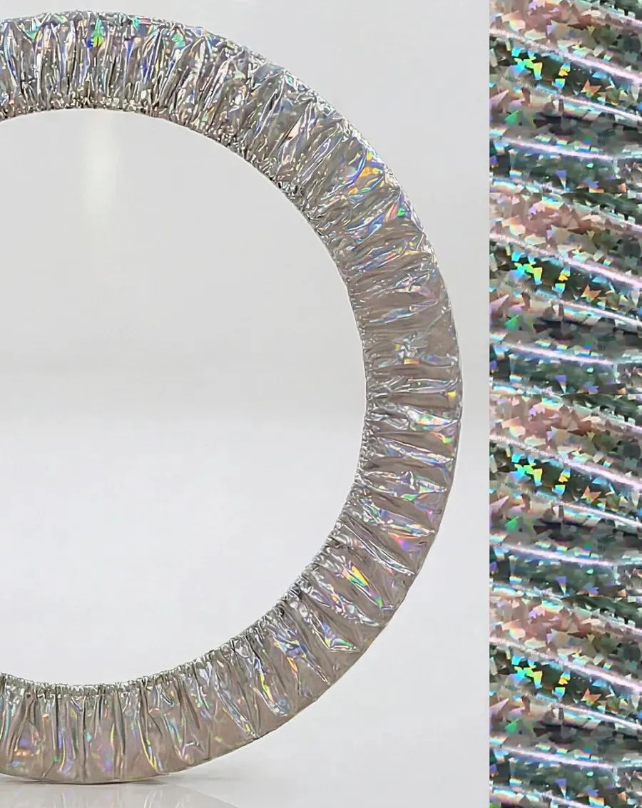 RG Hoop cover "Sampo" Silver-Hologram, Free size (60-90cm)*
