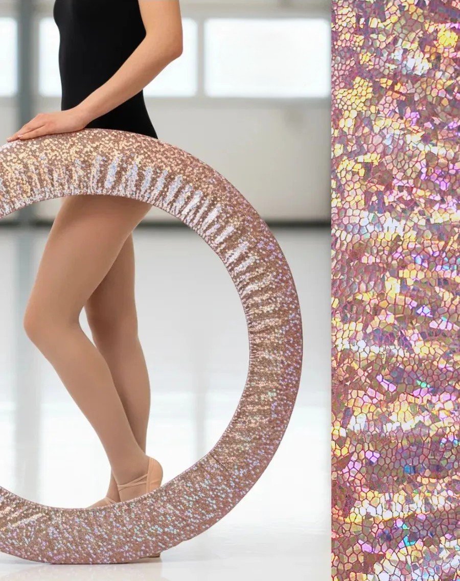 RG Hoop cover "Sampo" Pink-Hologram, Free size (60-90cm)*
