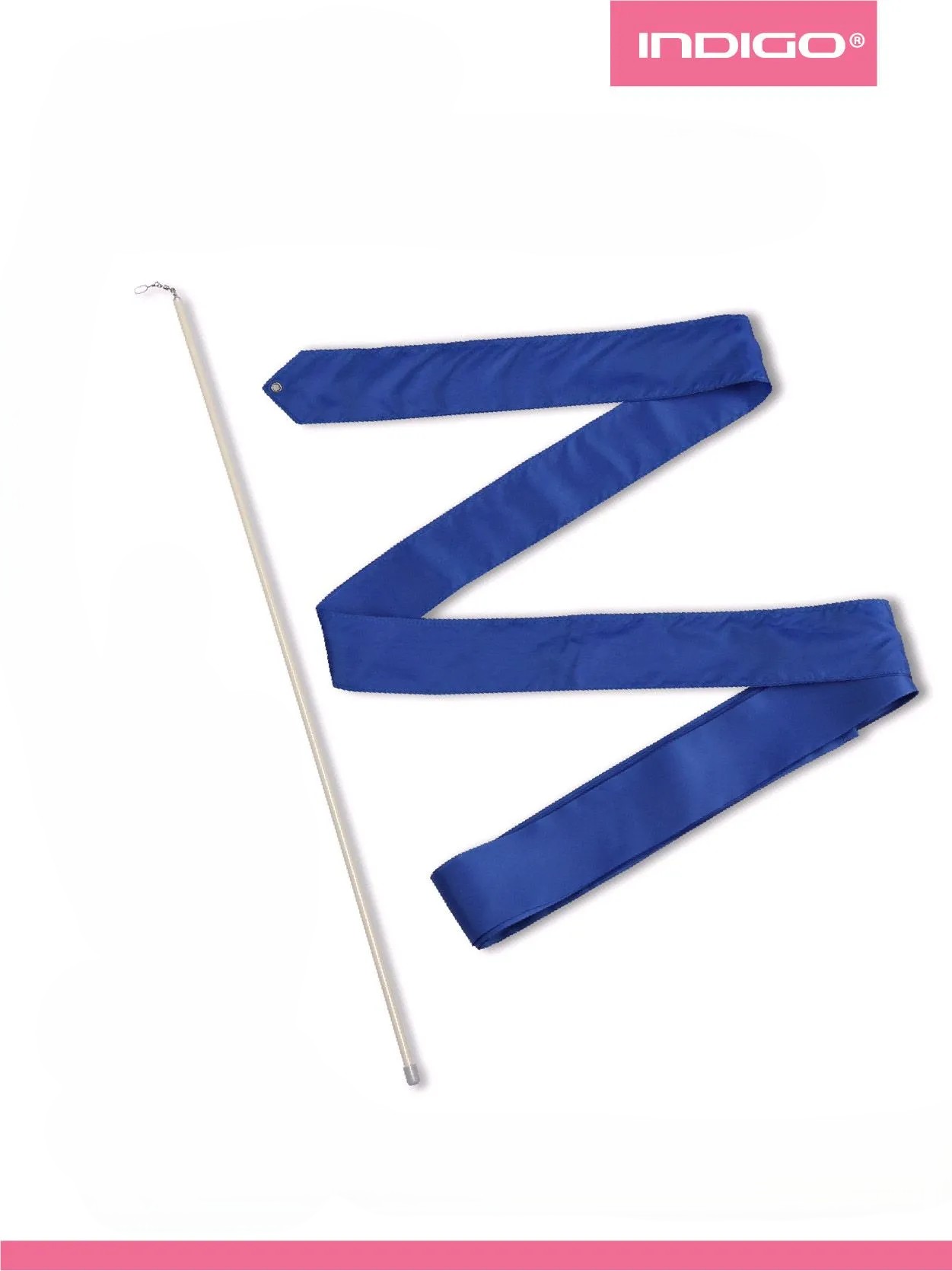 INDIGO Ribbon with stick 4m, Blue