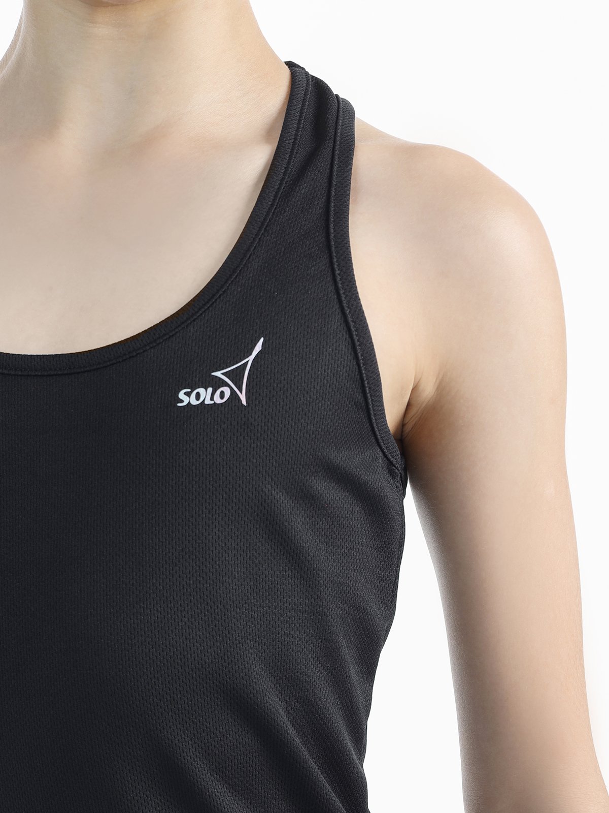 SOLO Racerback tank top, polyester, Black RG415-115 (34-40) view 5
