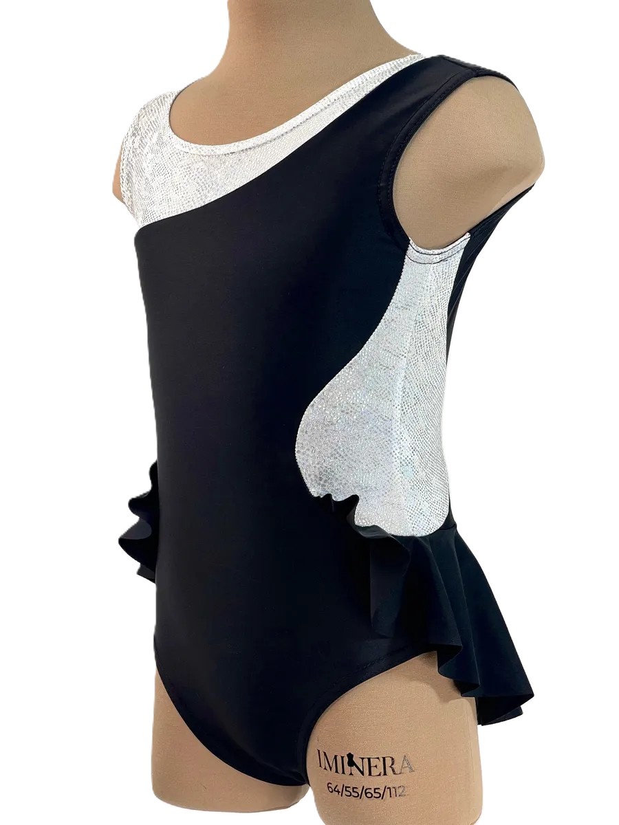 LIVADI RG Leotard, w/o rhinestones, Black-Silver (32-36)* view 6