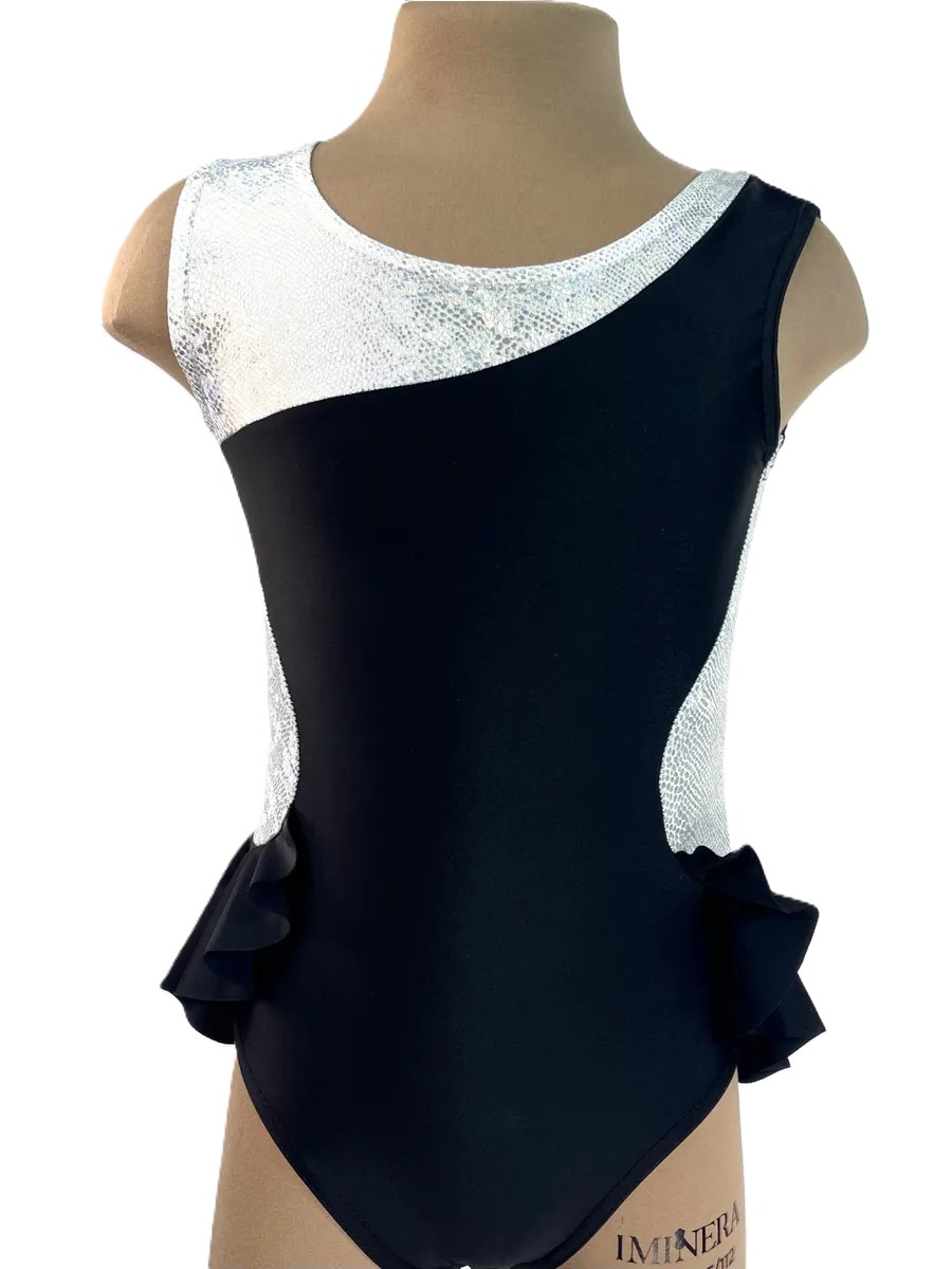 LIVADI RG Leotard, w/o rhinestones, Black-Silver (32-36)* view 3