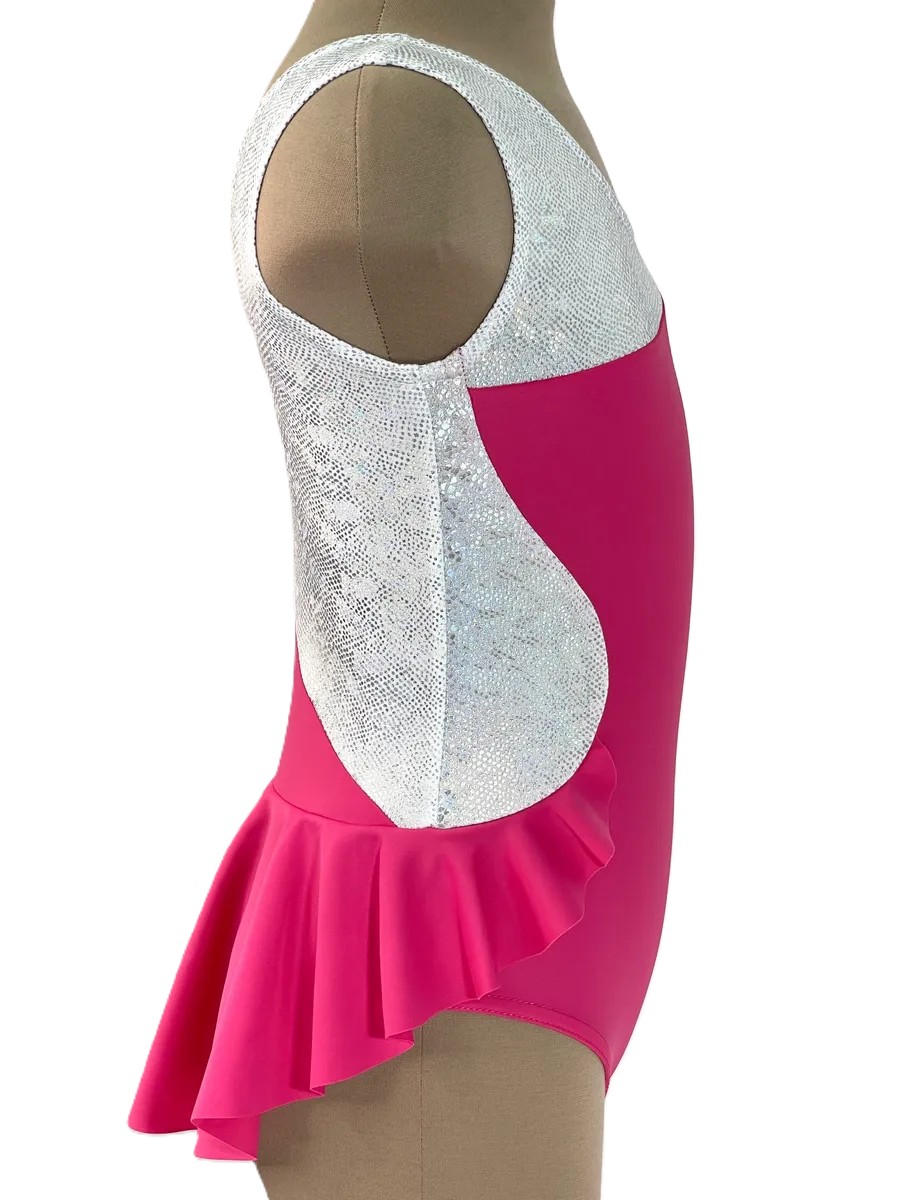 LIVADI RG Leotard, w/o rhinestones, Pink-Silver (32-36)* view 6
