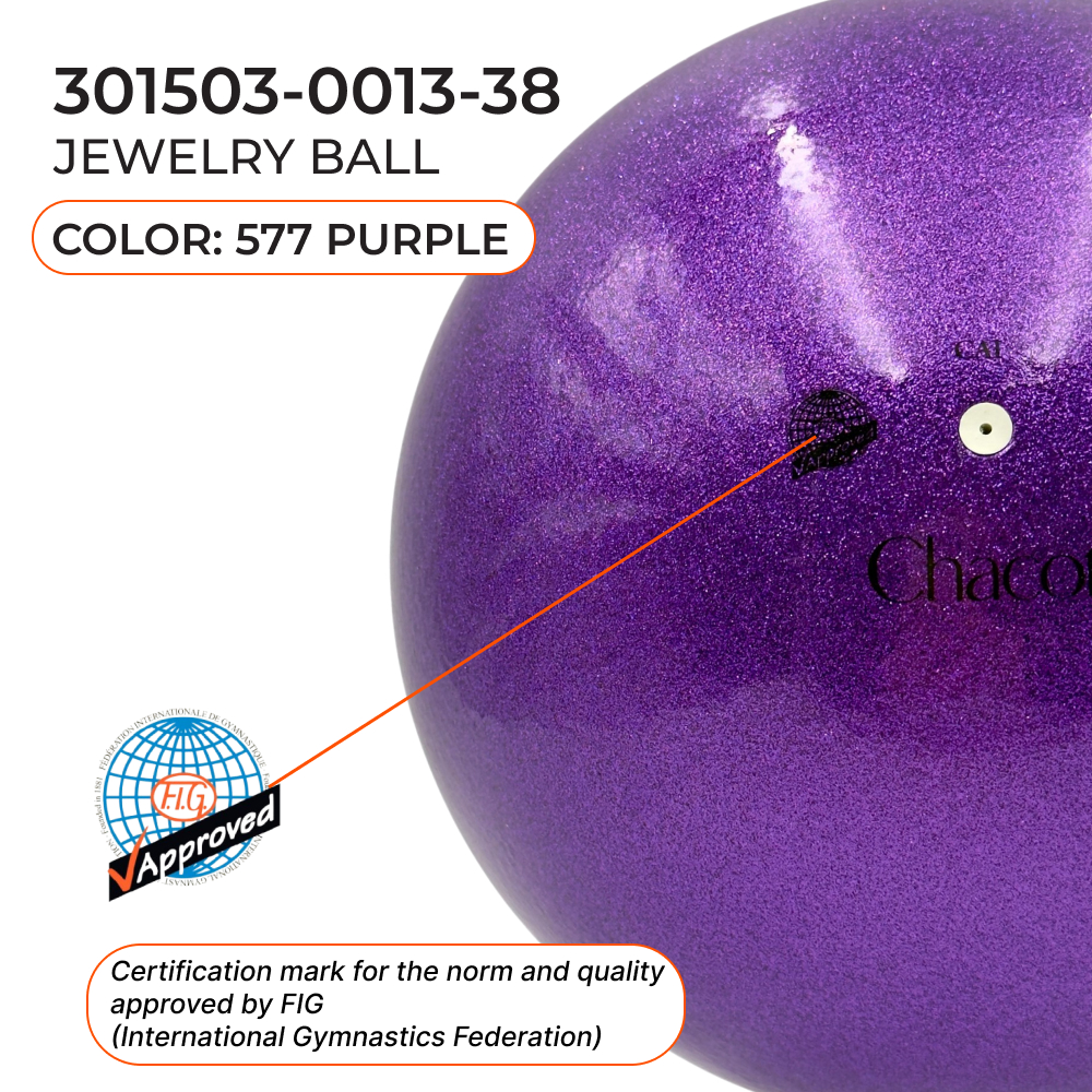 CHACOTT 18,5 cm Jewelry Ball Seniors 3015030013-98 FIG, Purple (577) view 2