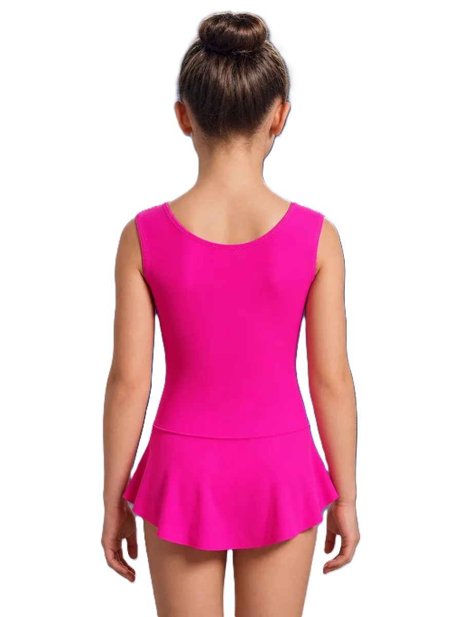 CHERSA RG Leotard w/o rhinestone, Neon Pink  (32-34)* view 2