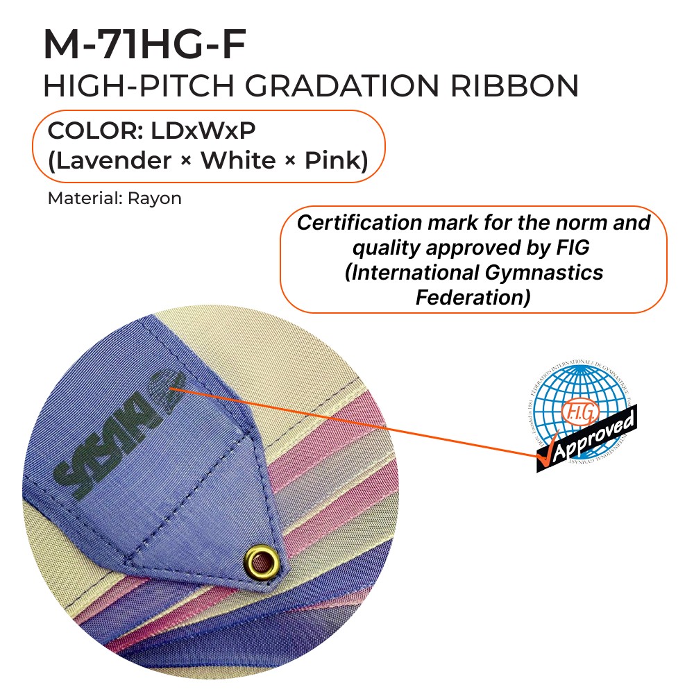 SASAKI Gymnastic ribbon 6 m M-71HG-F FIG (LDxWxP) view 2