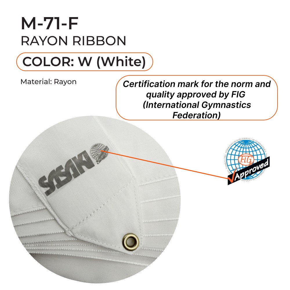 SASAKI Gymnastic ribbon 6 m M-71-F FIG (W) view 2