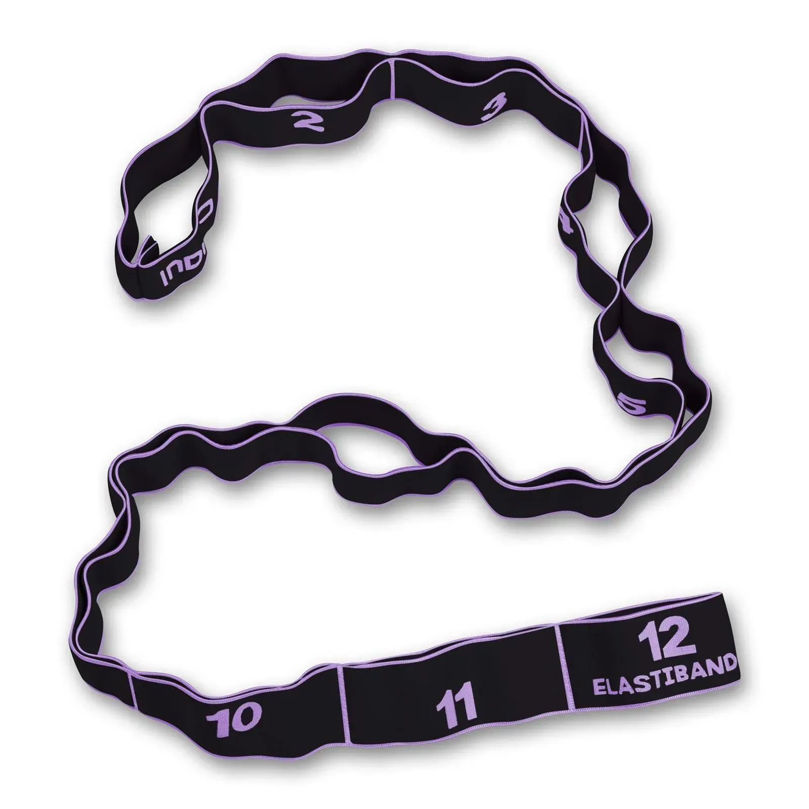 INDIGO Band with 12 loops, IN149, Black-Lilac (MEDIUM) view 2