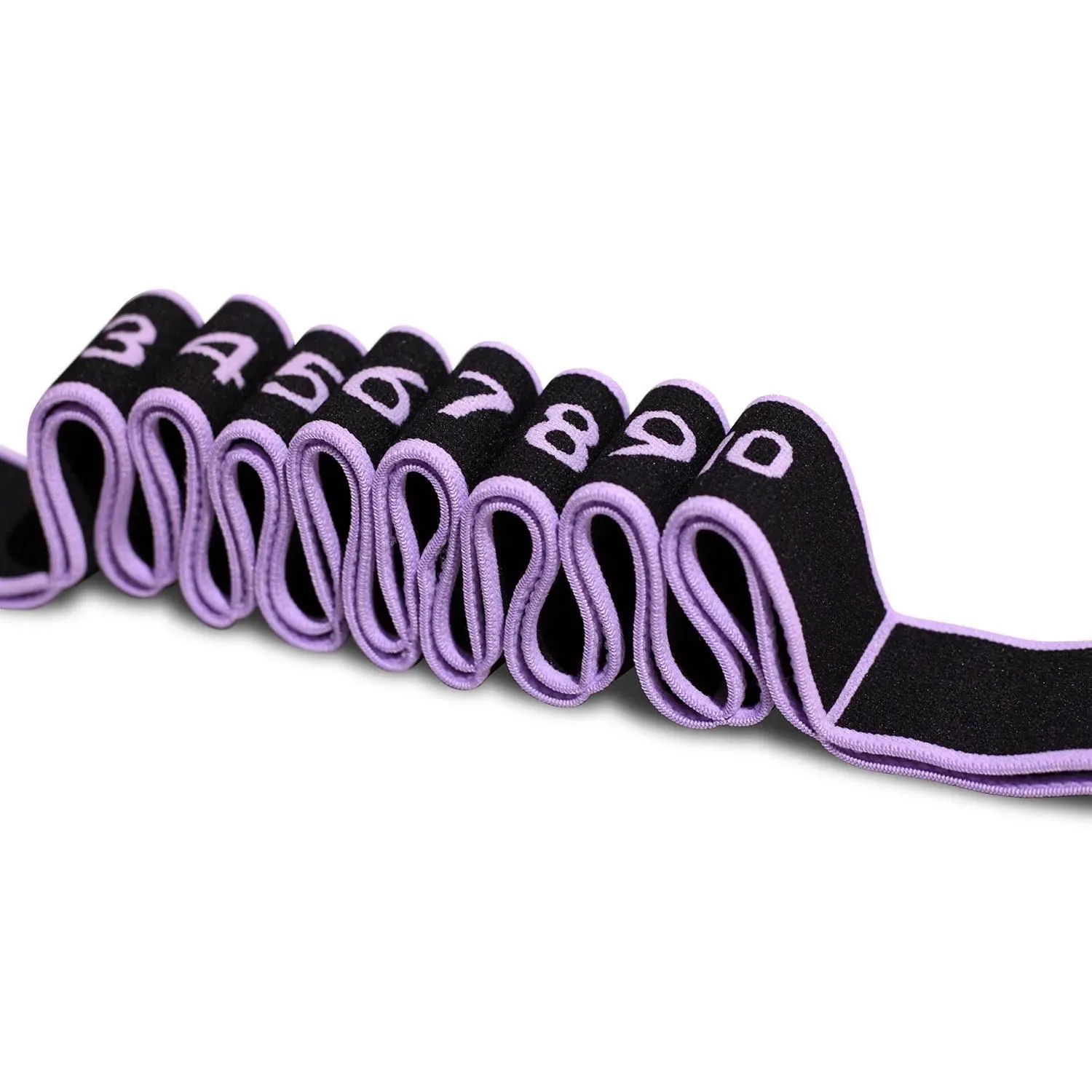 INDIGO Band with 12 loops, IN149, Black-Lilac (MEDIUM) view 5