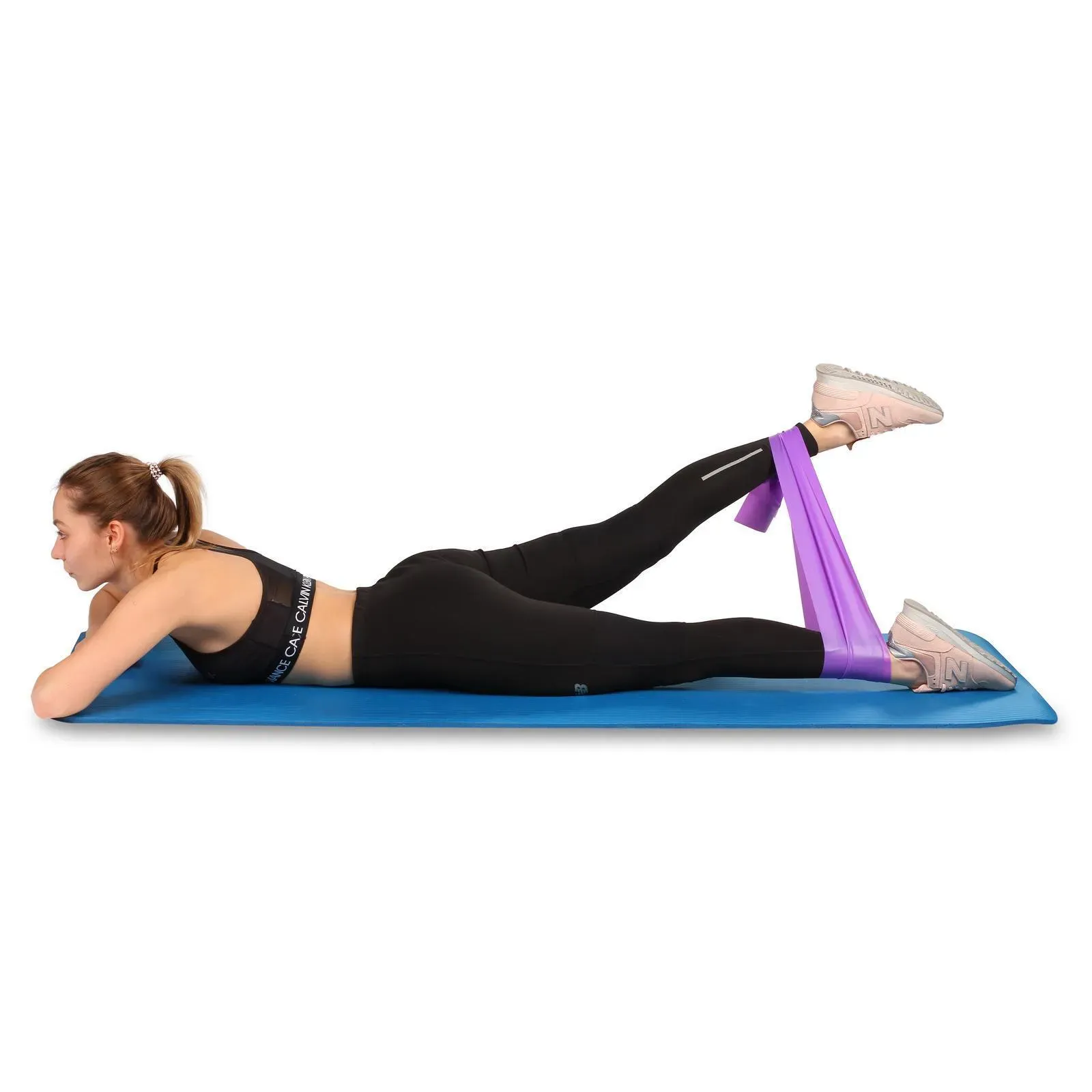 INDIGO Resistance band 1.8x15x0.45 mm, Purple (MEDIUM) view 2