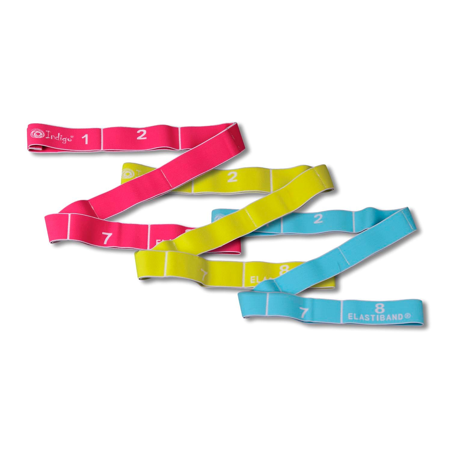INDIGO Elastic band, 8 loops, F97669M, Yellow (LIGHT) view 2