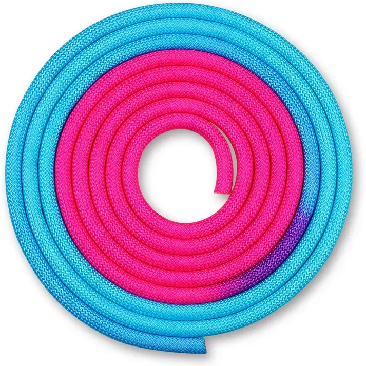 INDIGO RG Weighted Rope 165g, Bicolor 3 m, Light Blue-Pink