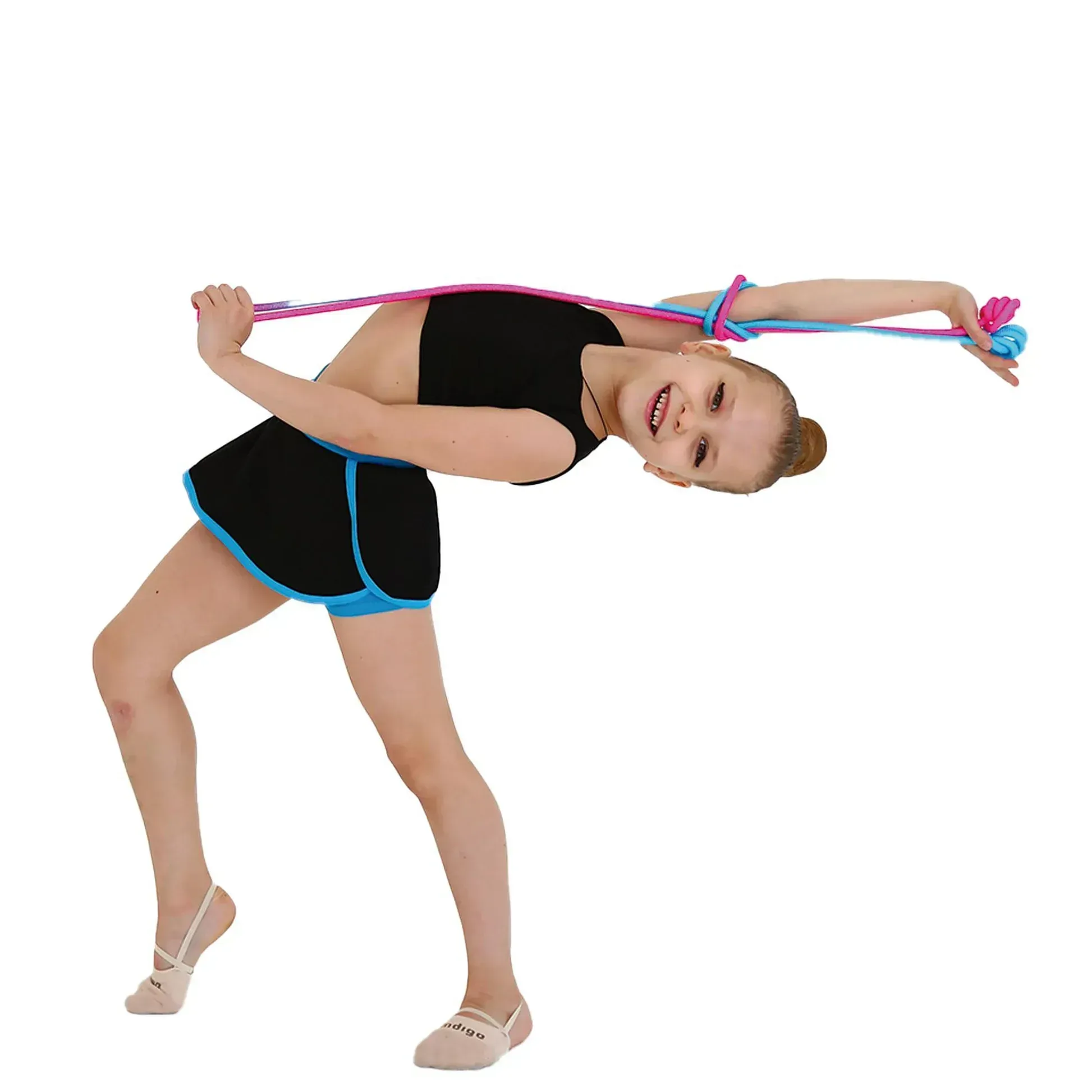 INDIGO RG Weighted Rope 165g, Bicolor 3 m, Pink-Black view 4