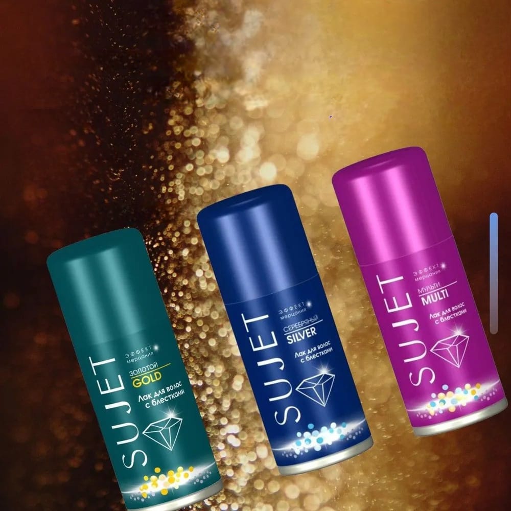 SUJET Glittered Hairspray 100 ml (Multi) view 3