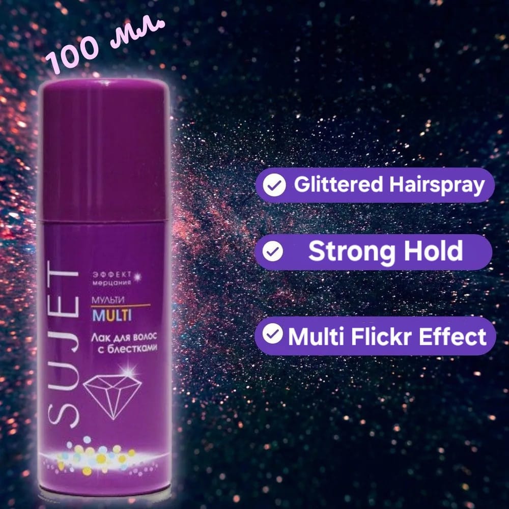 SUJET Glittered Hairspray 100 ml (Multi) view 2