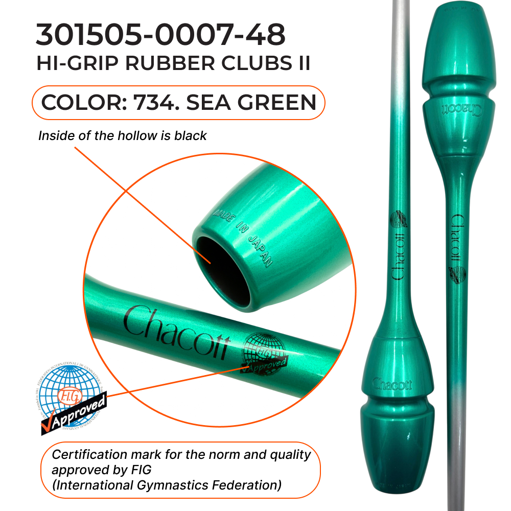 CHACOTT Rubber club 41 cm Junior Hi-Grip ll, 301505 0007-48 FIG, Sea Green (734) view 2