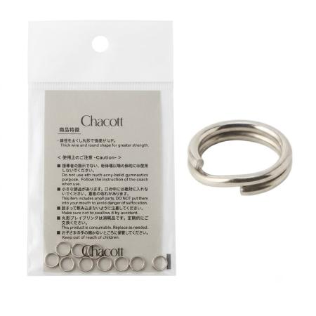 CHACOTT Round Brave Rings for stick 301502-0039-58, Silver (10 pcs)