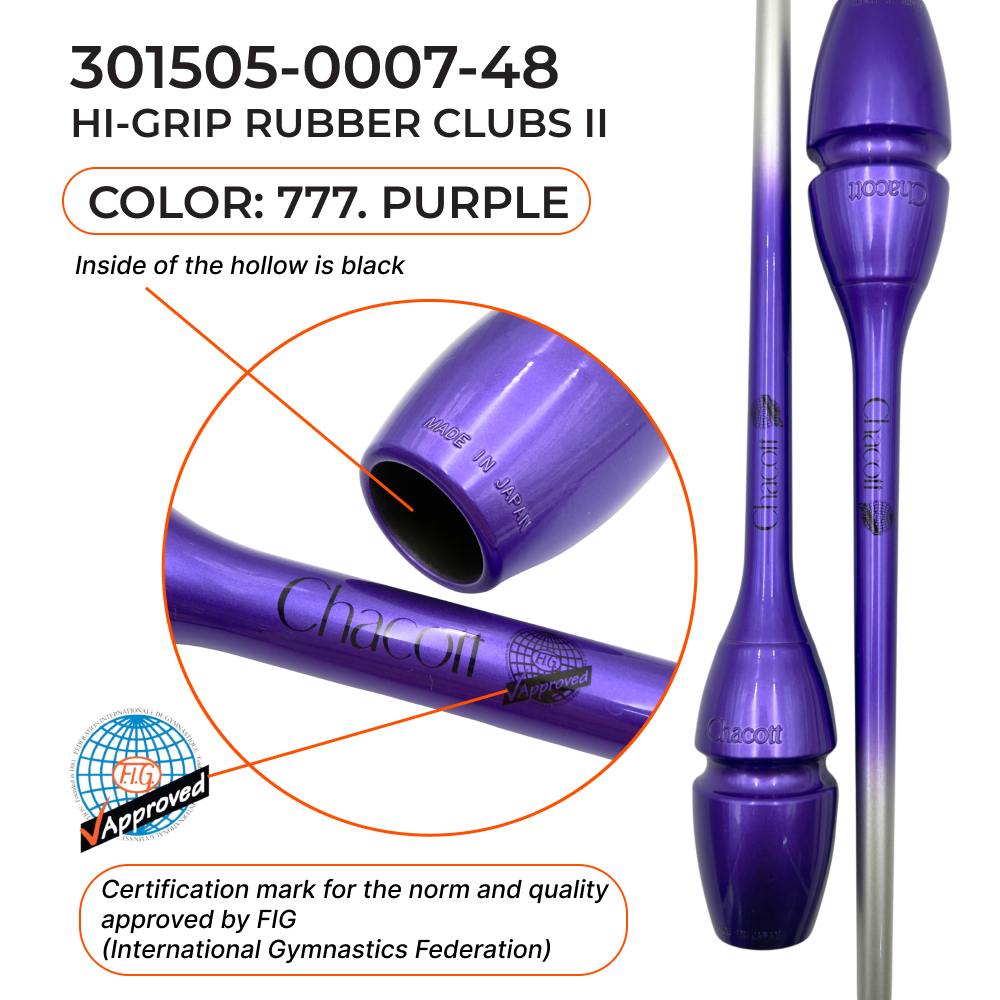 CHACOTT Rubber club 45.5 cm Seniors Hi-Grip II, 301505 0007-48 FIG Purple (777) view 2