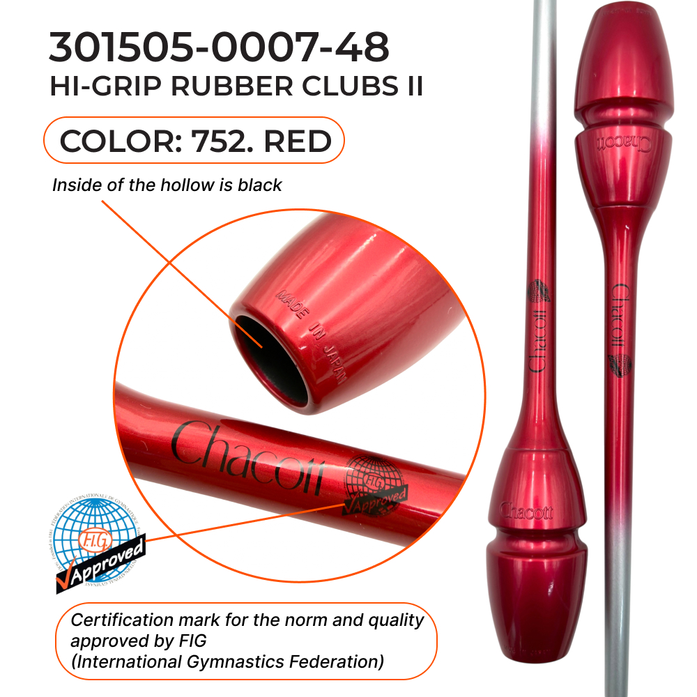 CHACOTT Rubber club 45.5 cm Seniors Hi-Grip II, 301505 0007-48 FIG Red (752) view 2