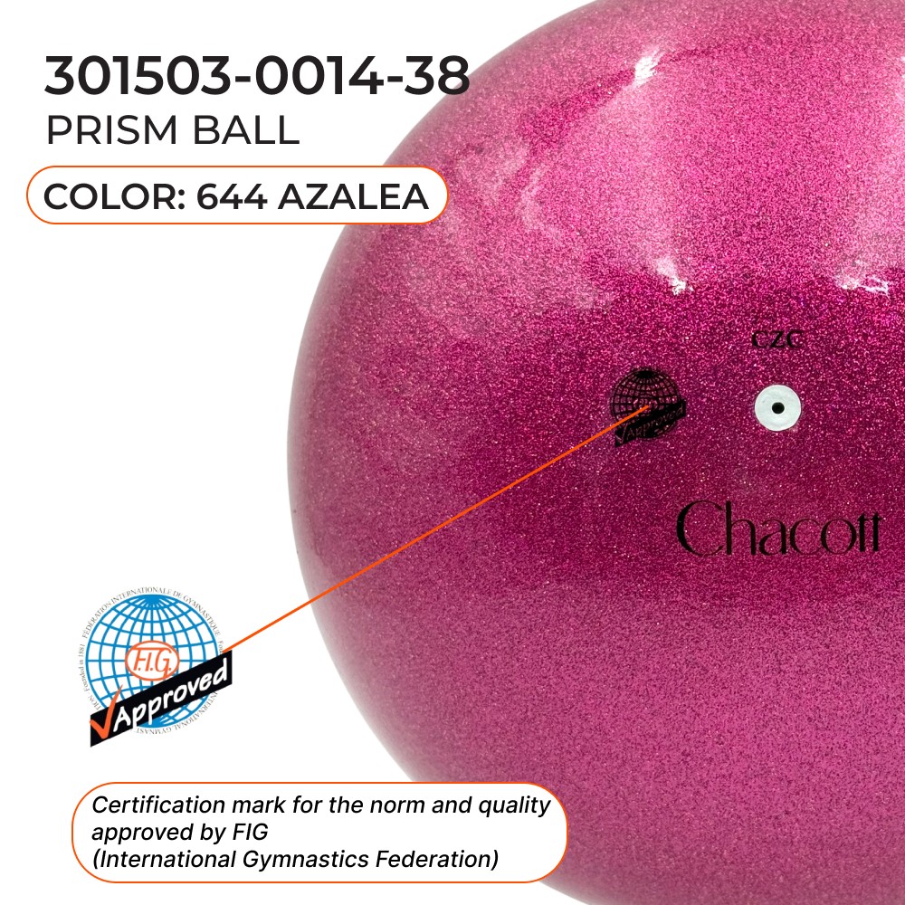 CHACOTT 18.5 cm Prism Ball Seniors 301503 0014-98 FIG Azalea (644) view 2
