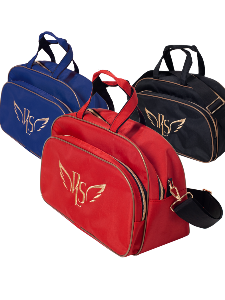 P.L.S "Tiffany" Gymnastics Bag, Gold Embroidery, Red* view 2