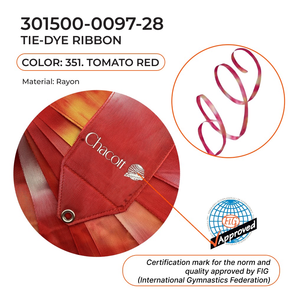 CHACOTT Tie Dye Ribbon 5m 301500 0097-28 FIG (351) view 2