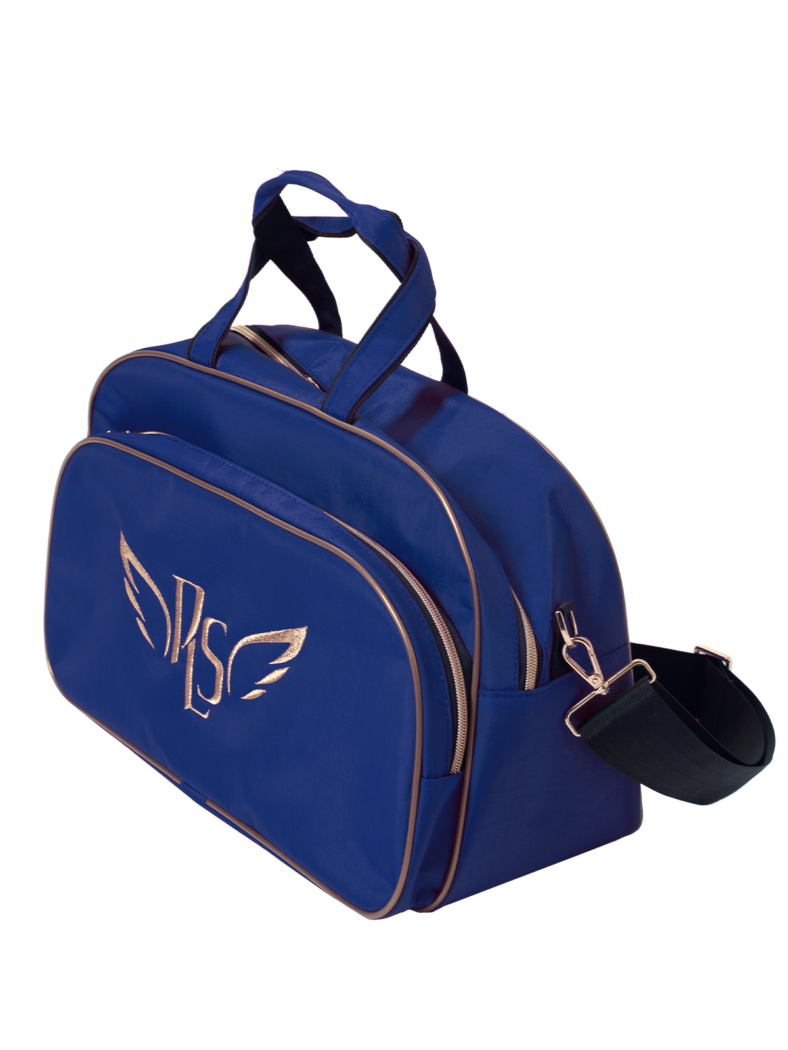P.L.S "Tiffany" Gymnastics Bag, Gold Embroidery, Blue* view 2