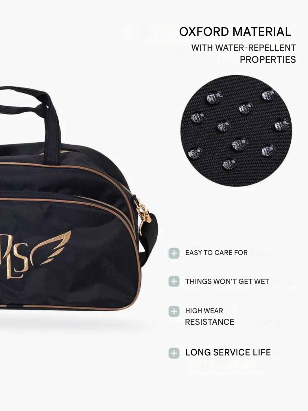 P.L.S "Tiffany" Gymnastics Bag, Gold Embroidery, Blue* view 6