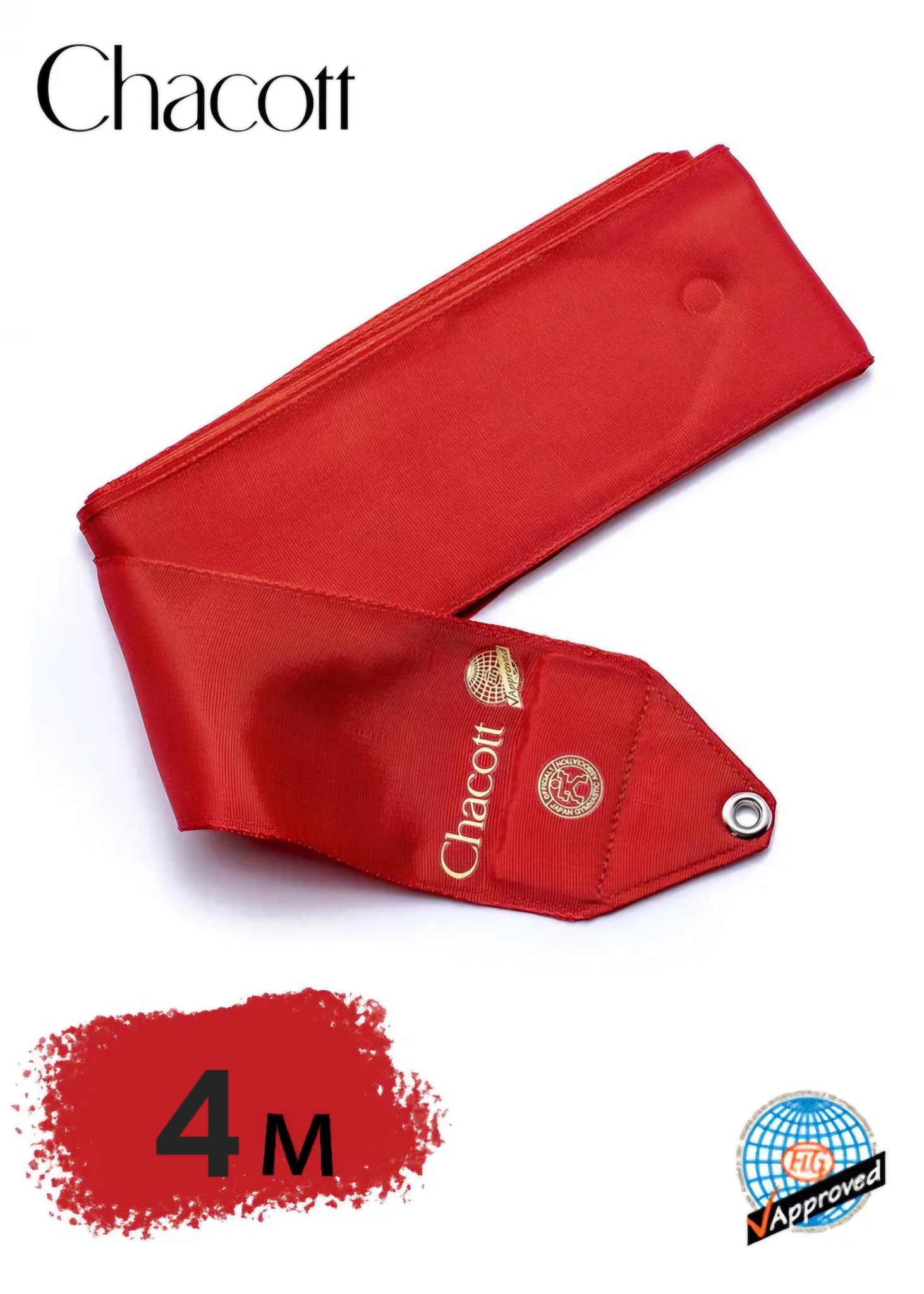 CHACOTT Ribbon 4 м 301500 0002-28 FIG (052) Red view 4