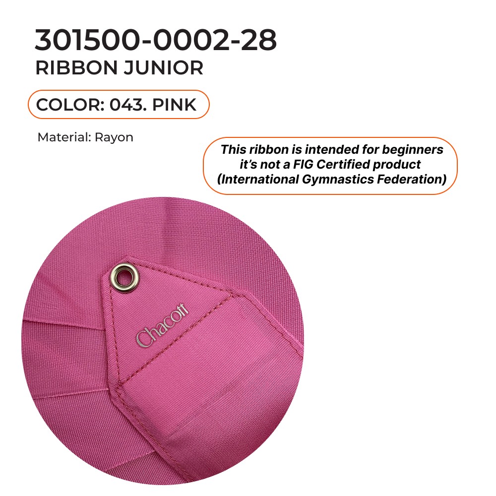 CHACOTT Ribbon 4 м 301500 0002-28 FIG (043) Pink view 2