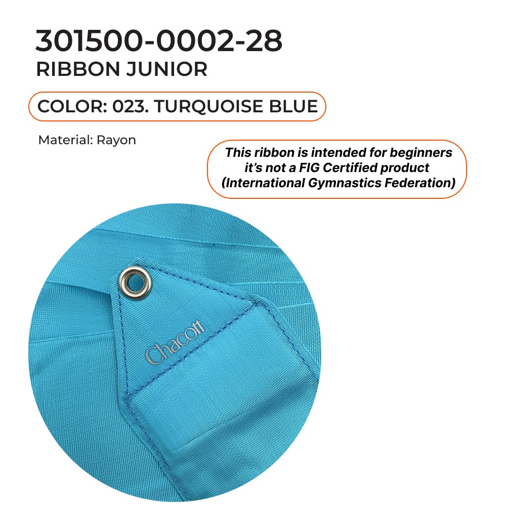 CHACOTT Ribbon 4 м 301500 0002-28 FIG (023) Aqua Blue view 2