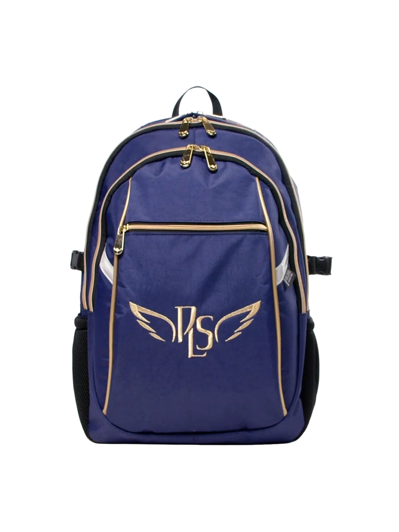 P.L.S "Champion-2" Gymnastics Backpack, Gold Embroidery (L) Blue* view 2