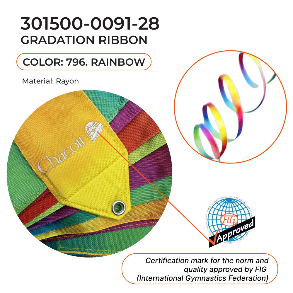 CHACOTT GRADATION Gymnastic ribbon 5 m 301500 0091-28 FIG (796) view 2