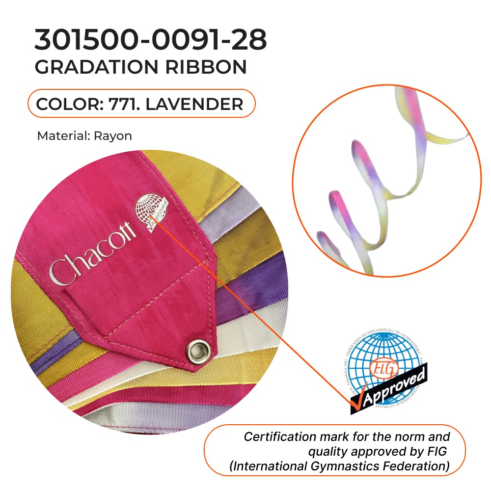 CHACOTT GRADATION Gymnastic ribbon 5 m 301500 0091-28 FIG (771) view 2