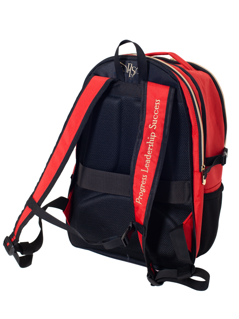 P.L.S "Champion-2" Gymnastics Backpack, Gold Embroidery (L) Red* view 5
