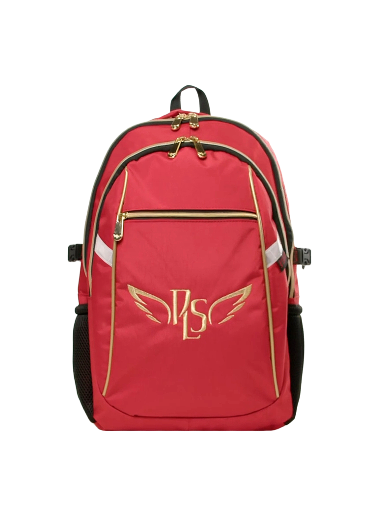 P.L.S "Champion-2" Gymnastics Backpack, Gold Embroidery (L) Red* view 2